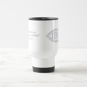 Mug De Voyage Jésus - poisson chrétien