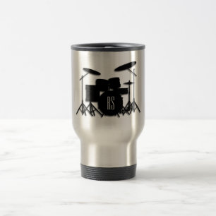 Mug De Voyage Jeu de tambour Monogramme Argent