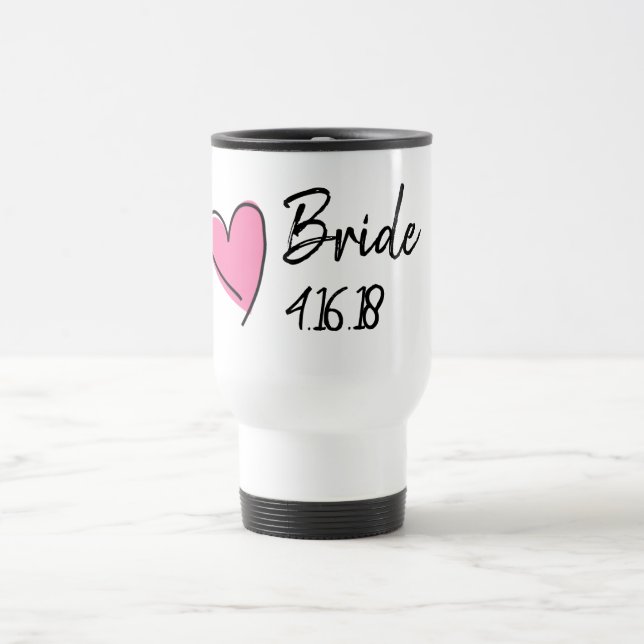 Mug De Voyage jeune mariée (Centre)