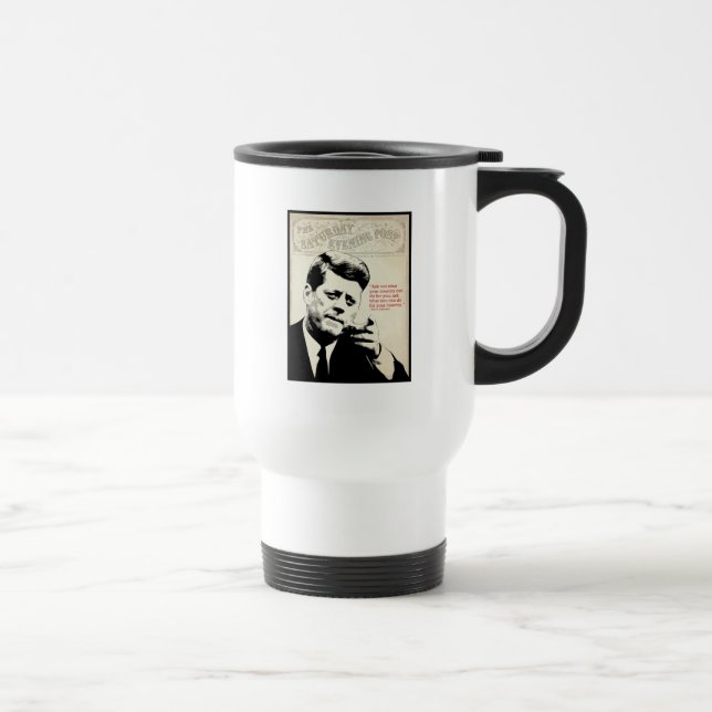 Mug De Voyage John F. Citation Kennedy (Droite)