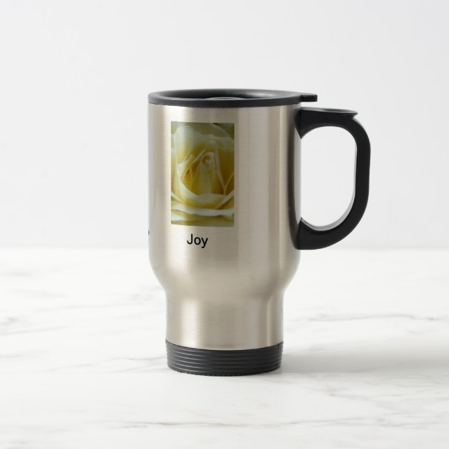 Mug De Voyage Joie d'amitié de foi (Droit)