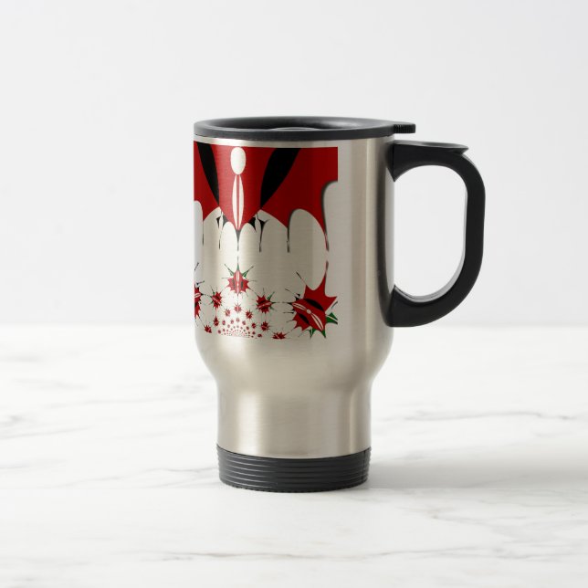 Mug De Voyage Joli drapeau du Kenya. (Droit)