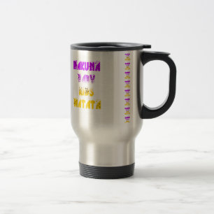 Mug De Voyage Joli violet et jaune Hakuna Matata bébé enfants G