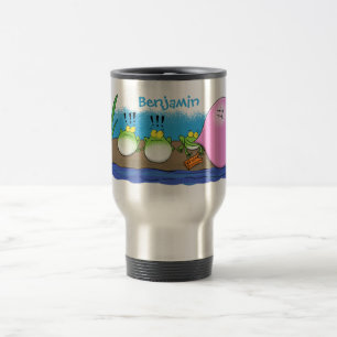 Mug De Voyage Jolie grenouilles drôles bubblegum dessin animé il
