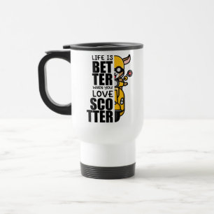 Mug De Voyage Jolie Scooter conception chèvre