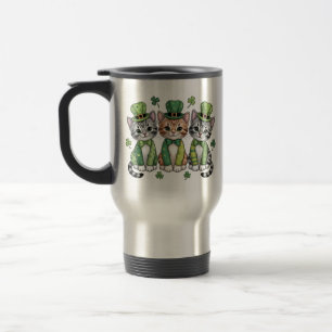Mug De Voyage Jolis chatons de la Saint-Patrick-47474
