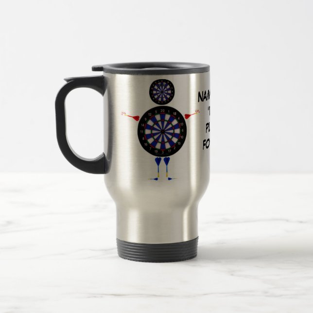 Mug De Voyage Joueur Dart à vie (Gauche)