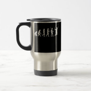 Mug De Voyage Joueur de Badminton Birdie Shuttlecock Smash 