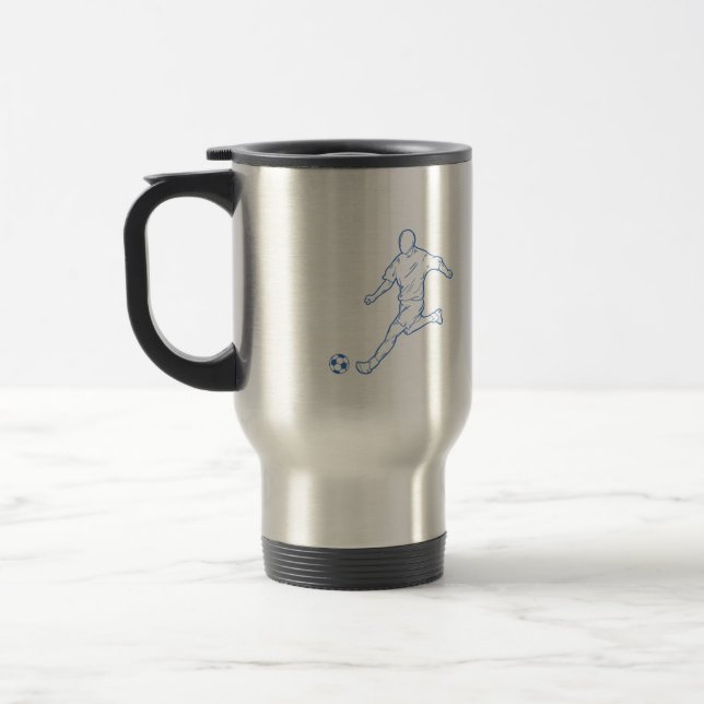 Mug De Voyage joueur de football (Gauche)