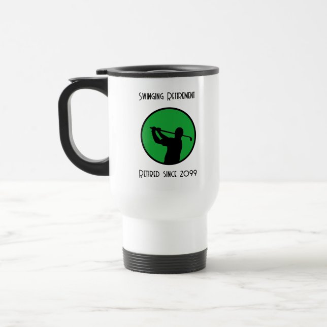 Mug De Voyage Joueur de golf à la retraite (Gauche)