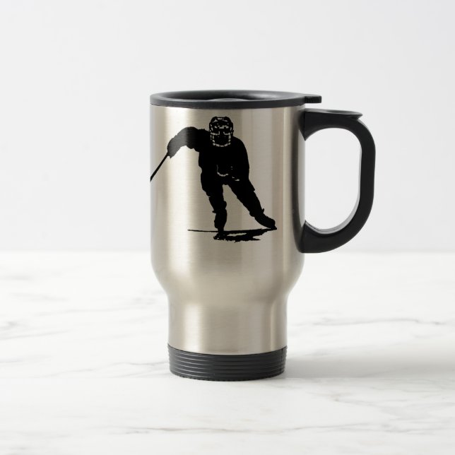 Mug De Voyage Joueur de hockey (Droit)