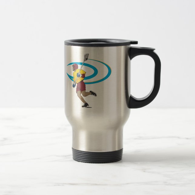 Mug De Voyage Joueur de LAX (Droit)