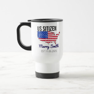 Mug De Voyage Jour de la citoyenneté américaine - Fière d'être u