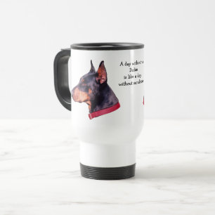 Mug De Voyage Jour Sans Dobie Doberman