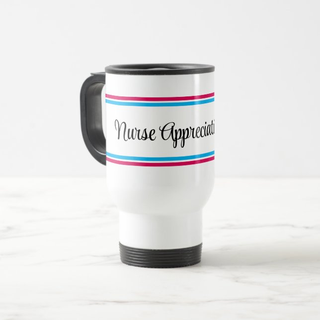 Mug De Voyage Journée d'appréciation des infirmières (Devant gauche)