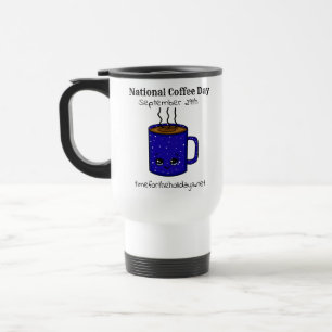 Mug De Voyage Journée nationale du café 29 septembre   Vacances 