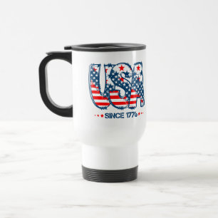 Mug De Voyage Joyeux 250e anniversaire Amérique