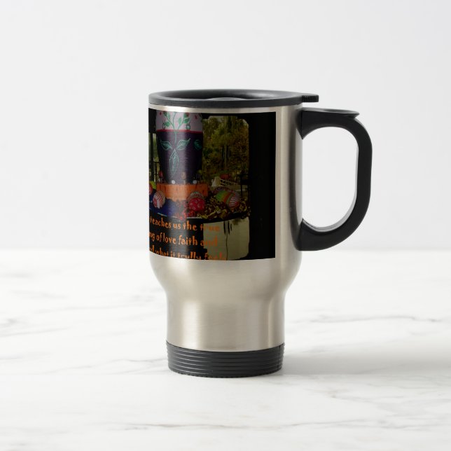 Mug De Voyage Joyeux Amour de Pâques Foi et souhaits d'espoir (Droit)