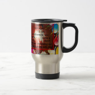Mug De Voyage Joyeux anniversaire à nous Art Imprimer