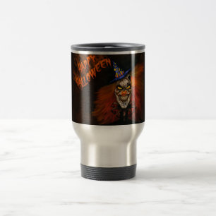 Mug De Voyage Joyeux Clown effrayant d'Halloween