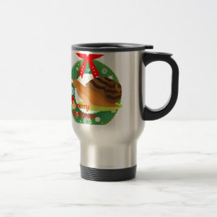 Mug De Voyage joyeux escargot de noël