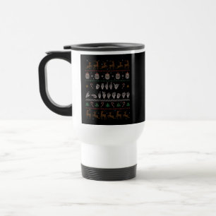 Mug De Voyage Joyeux Noël - Langue des Signes Américaine II