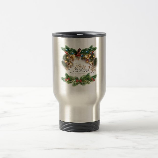 Mug De Voyage Joyeux Noël Tumbler (Centre)