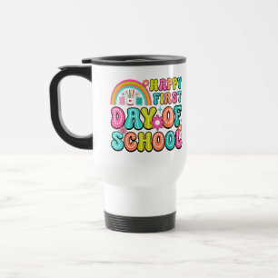 Mug De Voyage Joyeux Premier Jour d'École – Idée Parfaite pour l