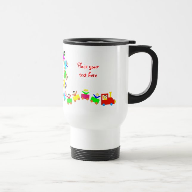 Mug De Voyage Joyeux Train pour enfants (Droite)