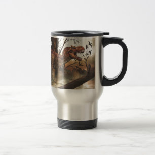 Mug De Voyage Jurassic Journey : Dinosaure dans son habitat natu