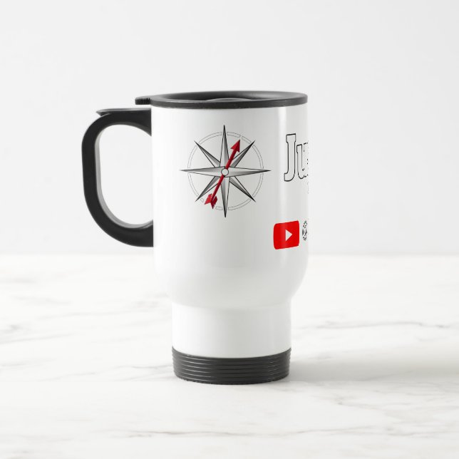Mug De Voyage Justa Jer Logo Coupe (Gauche)