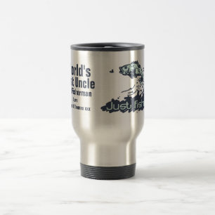 Mug De Voyage Juste pêche du meilleur pêcheur de l'oncle du