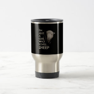 Mug De Voyage Juste une fille qui aime les moutons   Ventilateur