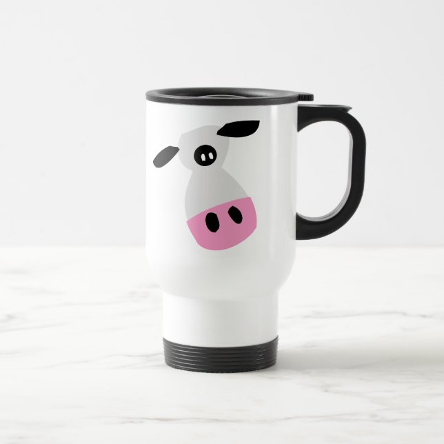 Mug De Voyage Juste une vache (Droite)