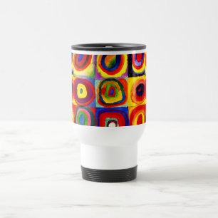 Mug De Voyage Kandinsky Farbstudie Quadrates Cercles Art