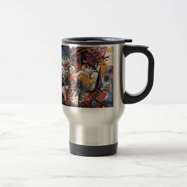 Mug De Voyage Kandinsky Moscou I Cityscape peinture Abstraite (Droit)