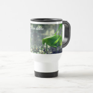 Mug De Voyage Katydid Grasshopper Personnalisé