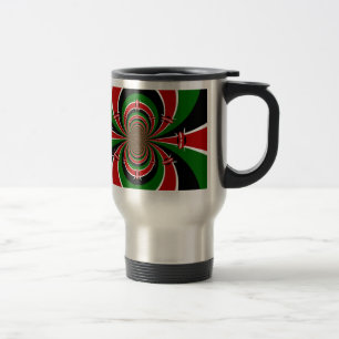Mug De Voyage Kenya : Une danse éblouissante du rouge, du noir e