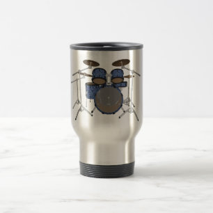 Mug De Voyage Kit de tambour 5 pièces : Finition bleue personnal