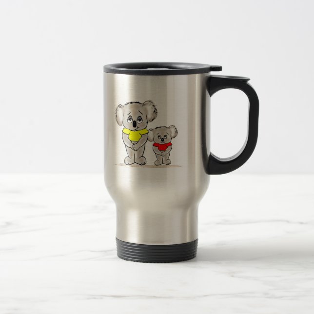 Mug De Voyage Koala lumineux (Droit)