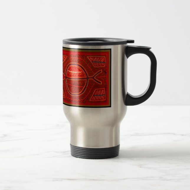 Mug De Voyage Kuna Mola Stingray (Droit)