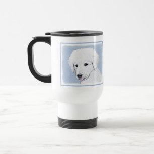 Mug De Voyage Kuvasz Peinture - Cute Original Chien Art