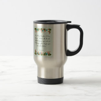 Mug De Voyage La bible d'une manière encourageante exprime l'art