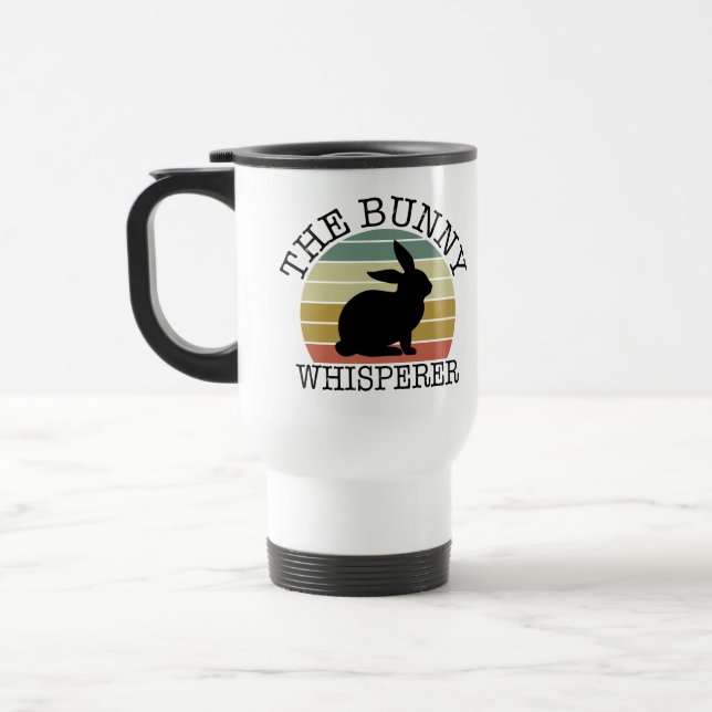 Mug De Voyage La Chemise Whisperer Bunny, Amant Cool Lapin (Gauche)
