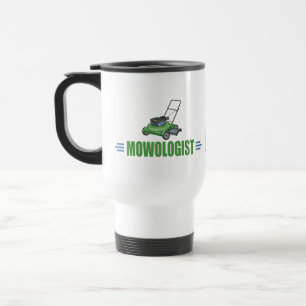 Mug De Voyage La cour de pelouse fauchant, fauchent des
