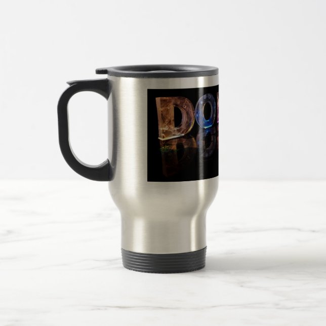 Mug De Voyage La Donna nommée dans 3D s'allume (la photographie) (Gauche)