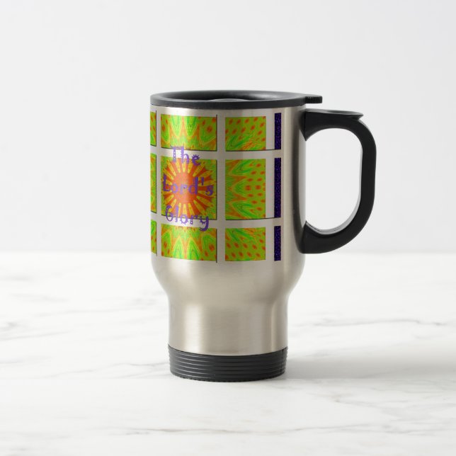 Mug De Voyage La Gloire du Seigneur inspiré le texte (Droit)