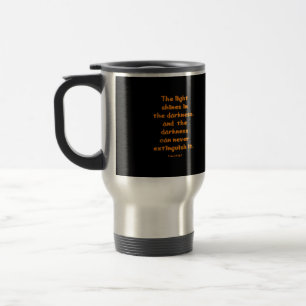 Mug De Voyage La lumière brille dans l'obscurité Jack-o-lanterne