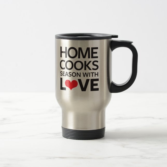 Mug De Voyage La maison fait cuire la saison avec amour (Droit)