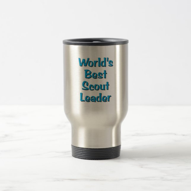 Mug De Voyage La marchandise du meilleur chef scout du monde (Centre)